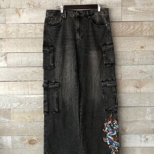 Ed Hardy Cargo denim jeans
